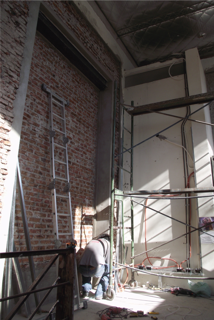 Detalle y armando de local comercial de QM Palermo