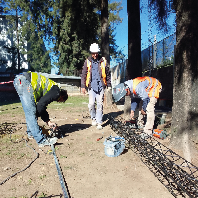 Estructura metálica para control y protección de pesonal Lindal Group